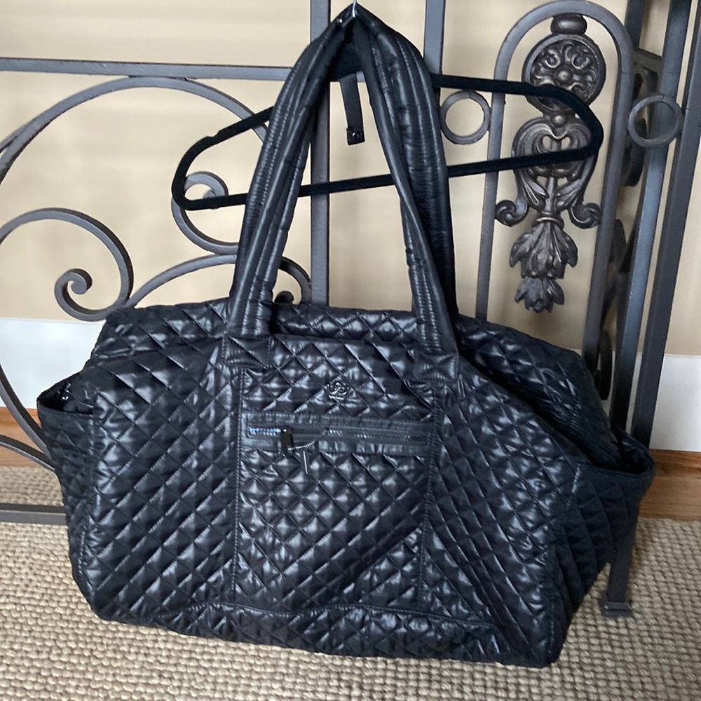 Oliver Thomas Weekender duffle in black